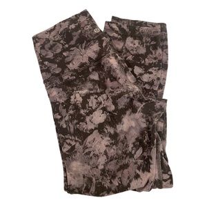 LULULEMON Gray Print Leggings Size 6